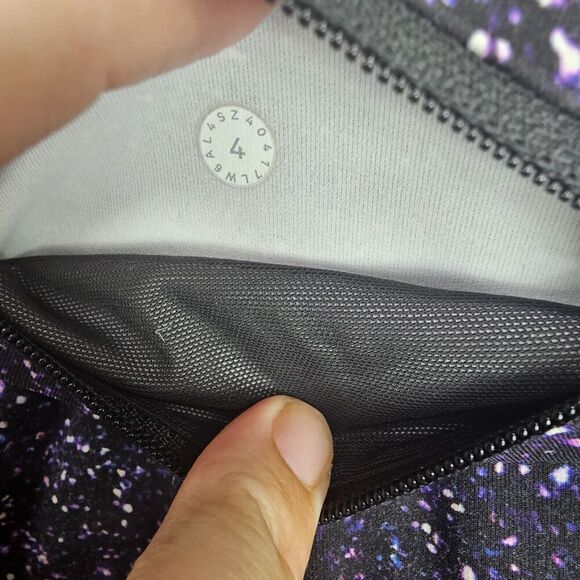 Lululemon Speed Up Crop 21" Size 4 EUC Crystalline Multi Luxtreme - Picture 11 of 11